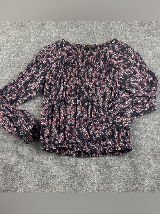 rag & bone Tops - RAG & BONE Women’s Celeste Floral Blouse Black/Pink Long Sleeve size: XS